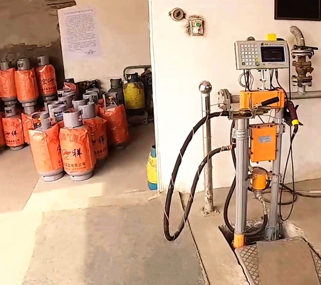 180 किलो वजनी तरलीकृत सिलेंडर भरने की मशीन धमाका सबूत