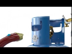 Anti UV Thickness 1.2mm Lpg Cylinder Barcode Temperature Resistance