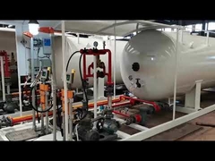 1.6Mpa Iron Steel LPG Skid Filling Station 20m3 Explosive Proof