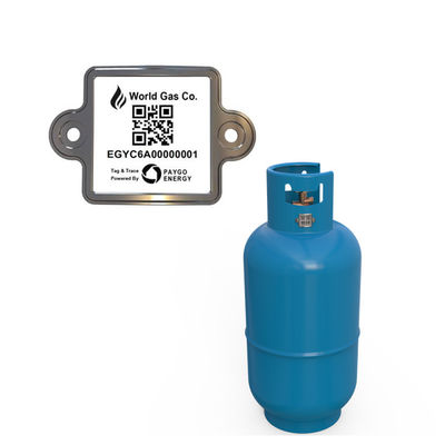 स्थायी एलपीजी सिलेंडर बारकोड ट्रैकिंग बोतल गैस डेटा मेमोटी क्विट बिग के लिए