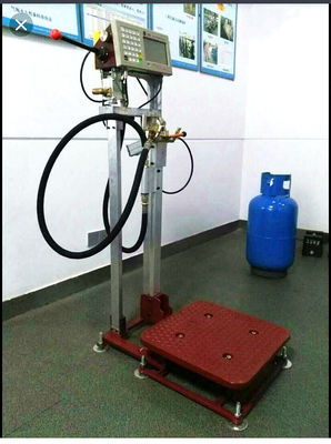 धमाका सबूत औद्योगिक एलपीजी गैस भरने की मशीन 180KG वजनी